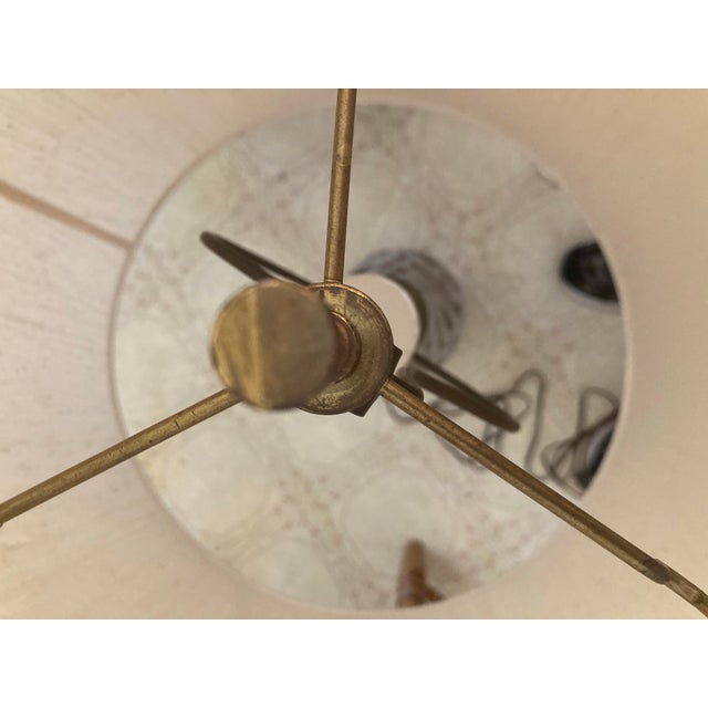 1960s Berger Swivel Harp Lamp With Ornate Brass Feet (Free Stifel Shade Optional) For Sale - Image 10 of 12