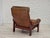 Set of Swedish Lounge Chair and Ottoman in Leather, 1970s For Sale - Image 18 of 18