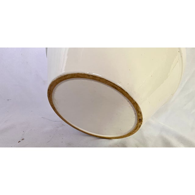 Ceramic Early 1900s Large French White Ironstone Bowl For Sale - Image 7 of 7