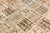 Vintage Wool Rug in Earthy Neutrals & Vibrant Accent Motifs For Sale - Image 9 of 10