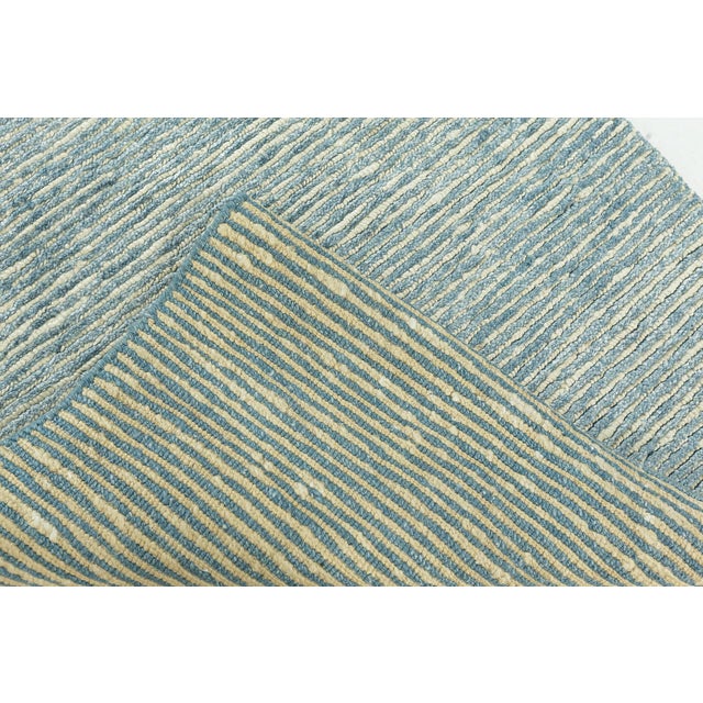 Modern Cut Pile Hand-Knotted Wool Runner by Doris Leslie Blau For Sale In New York - Image 6 of 6