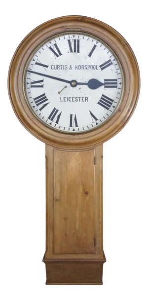18th Century English Pine Curtis & Horspool London Act of Parliament Tavern Clock