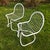Mid-Century Modern Two-Seater Curved Tubular Bench, 1970s For Sale - Image 3 of 18