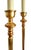 38" Tall Lamp Pair French Empire Gold For Sale - Image 10 of 15