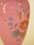 Late 19th Century Late 19th Century Vase Victorian Pink Cased Glass with Hand Painted Enamel Bird & Flowers For Sale - Image 5 of 12