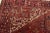 Textile Heriz Rug 9'8'' X 13'1'' Red Wool Vintage Tribal Hand-Knotted Oriental Carpet For Sale - Image 7 of 15