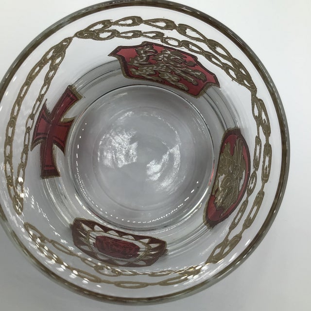 Vintage George’s Briard Medallion Rocks Glasses-Set of 4 For Sale - Image 9 of 12