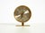 Mid-Century Modern Round Brass Table Clock by Schatz, Germany, 1960s For Sale - Image 3 of 18