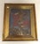 Red Antique Spanish Horseback Rider Gesso Painting, Framed For Sale - Image 8 of 8