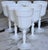 White Watts, London Florentine Renaissance White Goblets - Set of 6 For Sale - Image 8 of 12