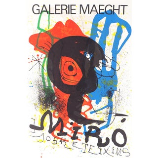 Joan Miro, Sobreteixims, Original Signed Lithograph For Sale