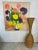Boho Chic Large Vintage Wicker Vase For Sale - Image 3 of 6