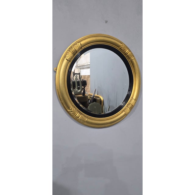 Early 19th Century Regency Round Gilt Mirror, 1810 For Sale - Image 5 of 9