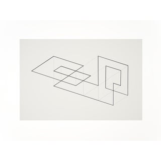 1970s Josef Albers "Formulation : Articulation" Portfolio I Folder 13 Left Side Print For Sale