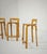 Vintage Wooden Stools by Alvar Aalto for Artek, 1970s, Set of 4 For Sale - Image 14 of 18