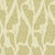 Contemporary Begonia Wallpaper by Susan Hable in Lime For Sale - Image 3 of 3