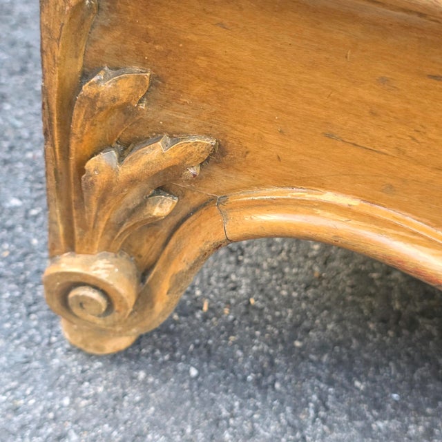Antique Early 20th Century Galliy Bassani French Rococo/ Louis XV Style Marble Top Commode For Sale - Image 14 of 18