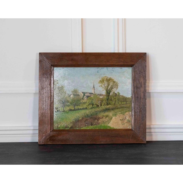 Mid 20th Century Jean Corabœuf (1879-1947) Village Of Pannecé Pays De Loire. France. For Sale - Image 4 of 8