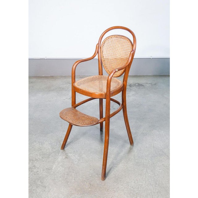 Childrens High Chair in Beech Wood from Thonet For Sale - Image 12 of 12