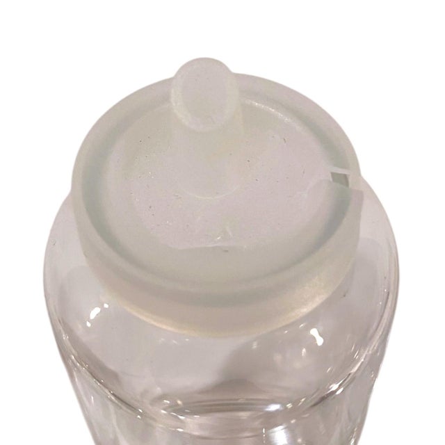 Sambonet Linea Q Cruet Set Glass Stainless Steel Salt Pepper Oil Vinegar - 5 pcs For Sale - Image 14 of 16