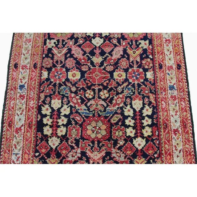 1920s Vintage Persian Hamedan Area Rug For Sale - Image 4 of 11