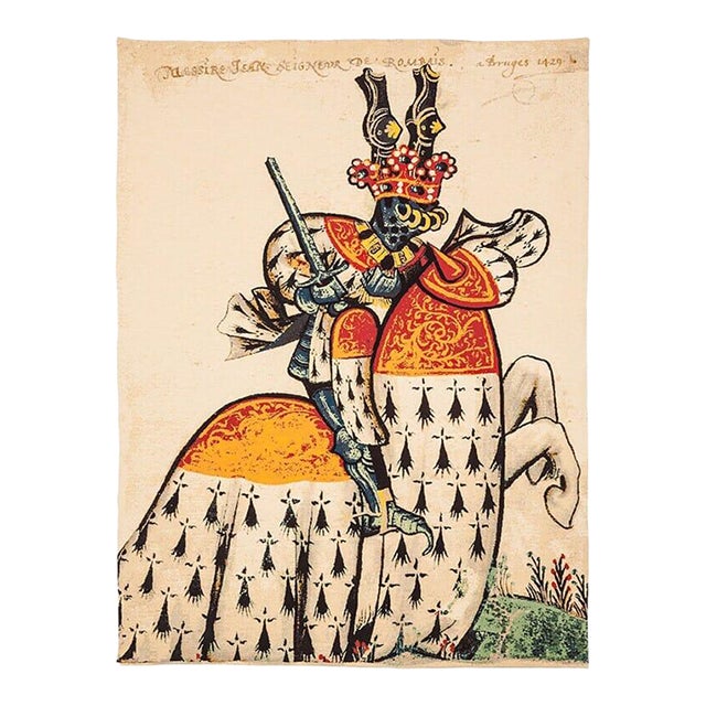 Duke of Roubaix Loom Woven Tapestry - 188 X 140 Cm (6'2" X 4'7") - Requires Rod Size 4 For Sale