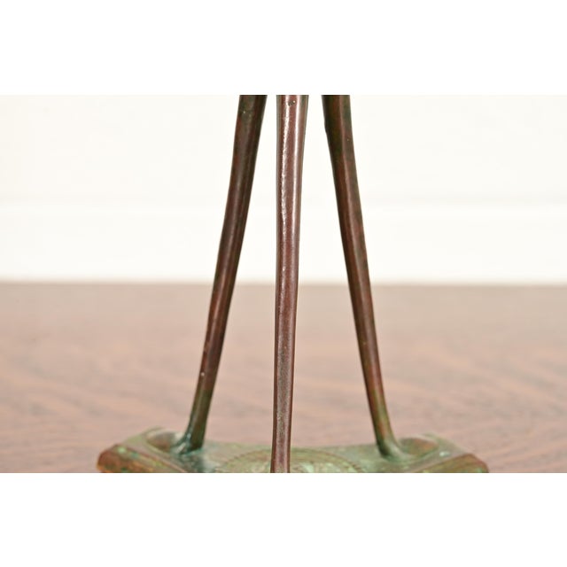 Bronze Tiffany Studios New York Bronze Candlestick, Circa 1910 For Sale - Image 8 of 14