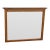 19th Century Arts and Craft American Solid Oak Mirror. For Sale