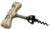 Fine & Unusual Antique American Victorian Sterling Silver Inlayon Bone Wine Corkscrew - Circa 1900 For Sale - Image 10 of 18