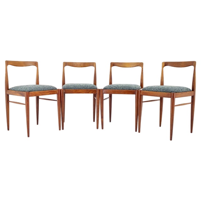 Dining Chairs attributed to Drevotvar Jablone, Czechoslovakia, 1970s, Set of 4 For Sale