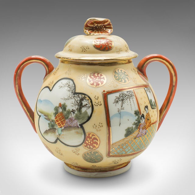 1920's Antique Geisha Tea Set For Sale - Image 11 of 12