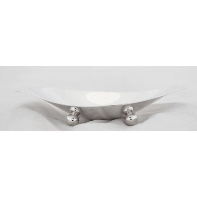 Mid-Century Modern 1960s Tiffany Sterling Mid-Century Dishes - A Pair For Sale - Image 3 of 6