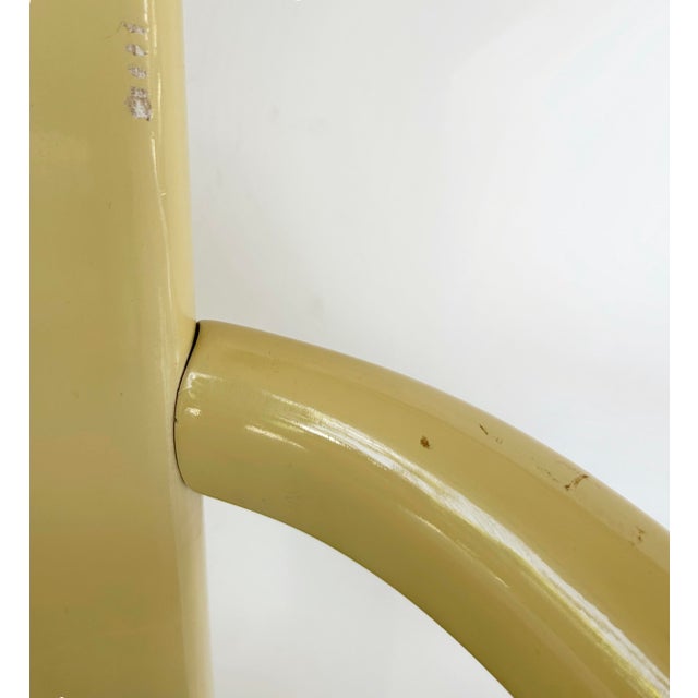 Set of 4 Italian Lacquered Postmodern Armchairs, Animal Print Upholstery For Sale - Image 15 of 18