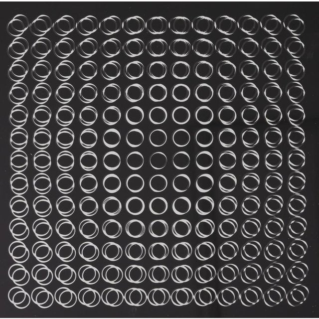 Victor Vasarely (1906-1997) Kinetic Composition III A double work composed of two plates, one on heavy paper and the other...