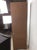 Vintage Campaign Style Oak Wall Unit With Brass Hardware For Sale - Image 15 of 17