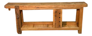 Antique Hornbeam Carpenters Table, 1800s