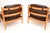 1960s Vintage Swedish Leather and Birch Lounge Chairs attributed to Ingemar Thillmark for Ope, 1960s, Set of 2 For Sale - Image 5 of 11