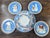 Farmhouse Vintage Debbie Mumm Snowman Holiday China- Set of 20 For Sale - Image 3 of 18
