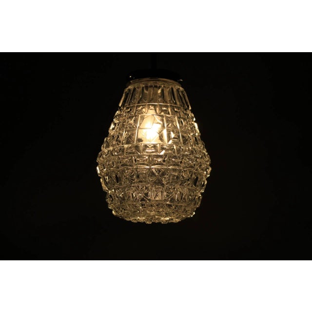 Vintage Glass Pendant from Kamenický Šenov For Sale - Image 6 of 11