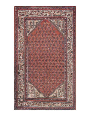 1920s Vintage Pasargad Persian Sarouk Rug - 2′7" × 4′4"