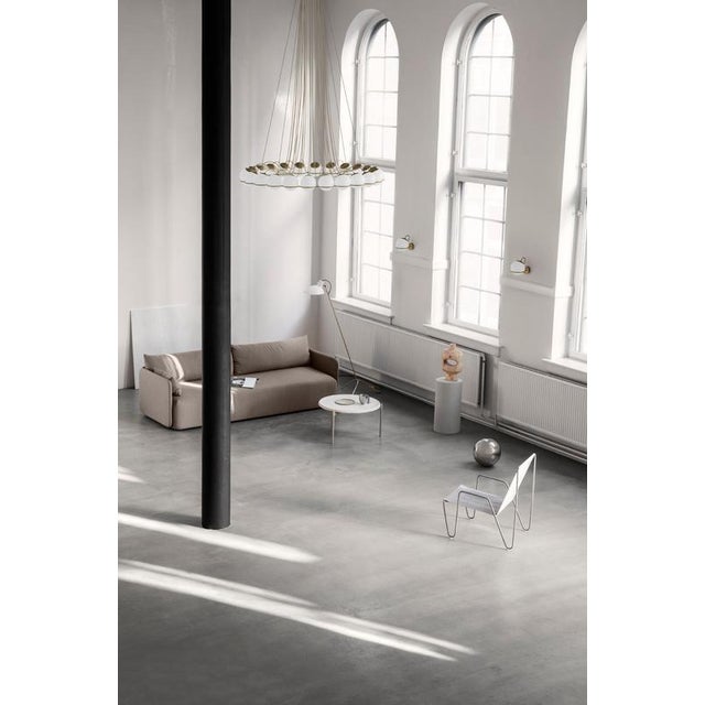 Metal Model 238/2 Wall Light in Opaline Glass by Gino Sarfatti For Sale - Image 7 of 13