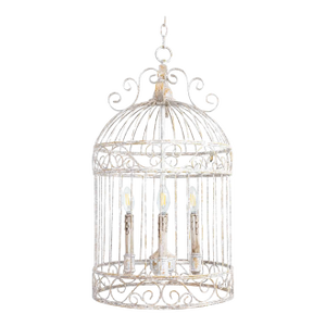 Tole Birdcage Chandelier