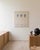 Minimalist Abstract Painting on Canvas – Neutral of White Wall Art With Pencil Line Drawing – Modern Contemporary Artwork For Sale - Image 6 of 6