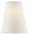 Currey & Company Off-White Fine Grasscloth Tapered Chandelier Shade For Sale