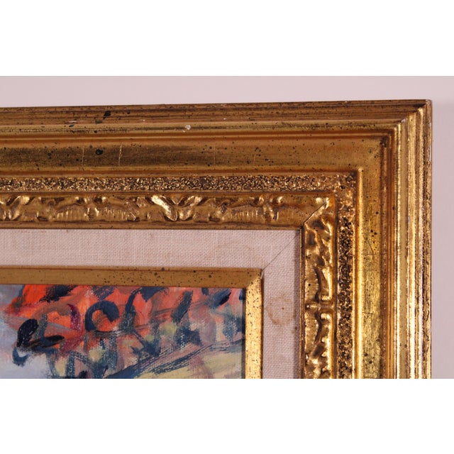 Painting by Duane Alt (Born 1935) Titled "Vue De Beaulieu" For Sale - Image 12 of 12