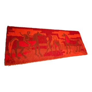 Wool Rug by Ege Taepper, 1970s For Sale