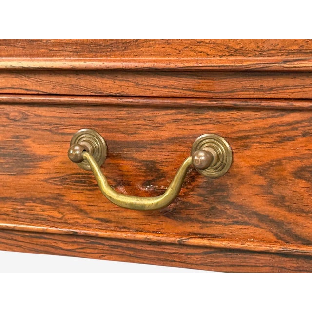 Danish Modern, Small Console or Cabinet, Rosewood, Brass, Denmark, 1950s For Sale - Image 11 of 14