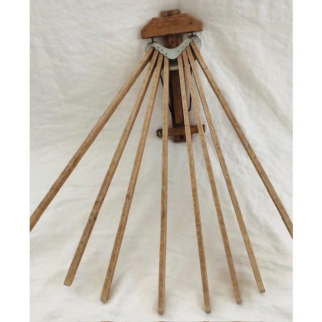 Late 19th Century Antique / Primitive Rug Beater & Towel Rack- Set of 2 For Sale - Image 4 of 15