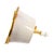 Late 20th Century Sherle Wagner Gilt Scalloped Empire Over-Edge Sink | Luxury Italian Vanity Basin For Sale - Image 5 of 7