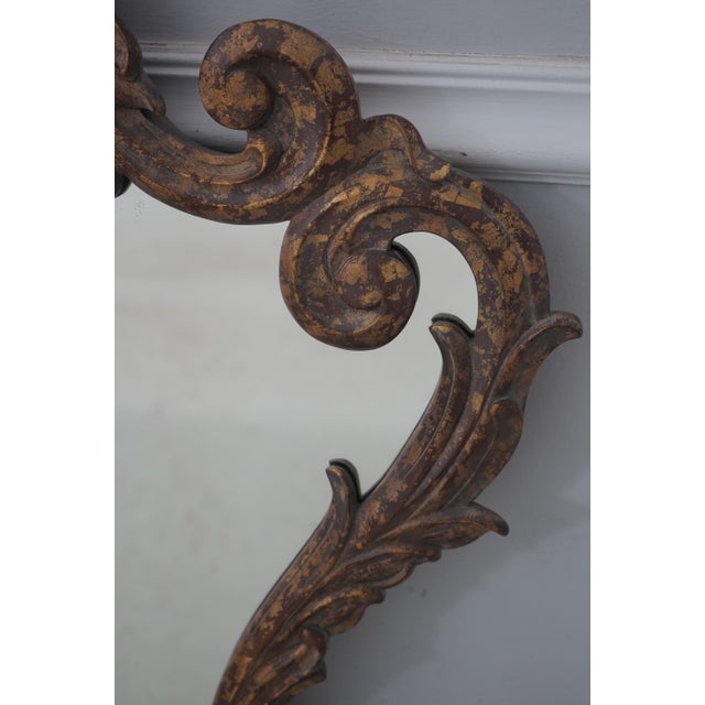 Labarge Large Ornately Carved Italian Style Mirror For Sale In Philadelphia - Image 6 of 12